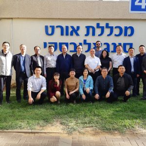 משלחת לקידום החינוך המקצועי מסין בביקור באורט סינגאלובסקי