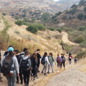תלמידי אורט חצור הגלילית בשיתוף בוגרי סיירת מטכ”ל הולכים את שביל ישראל