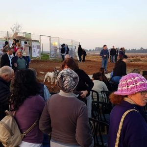 עבודות סטודנטים לאדריכלות במכללת אורט כ”ס בטקס השקת שביל הותיקים בכפר סבא