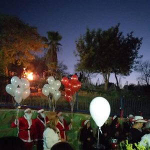 טקס הדלקת עצי האשוח לרגל חג המולד במקיף אורט תרשיחא