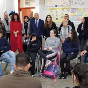 ביקור מנכ”ל באורט ערבי חושב אפיקים ברמלה ובאורט צריפין