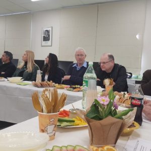 חתני פרס ישראל בביקור באורט אורמת ביבנה המציין 50 שנים להיווסדו