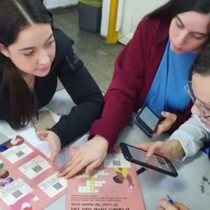 מסכמים את אירועי חודש השפה העברית באורט קרית מוצקין