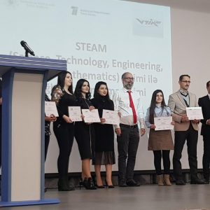 צוות המו”פ של אורט בסיום הכשרת iSTEAM למורים ומנהלים באזרבאיג’אן