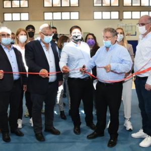 טקס חנוכת אולם ספורט חדש באורט רוגוזין מגדל העמק