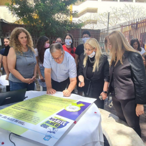 הסוף לכלים חד פעמיים – תלמידי פרויקט SALL הבינלאומי באורט דפנה בקרית ביאליק מובילים שינוי
