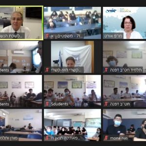 אירוע שיא בקמפוס אורט אביב – תלמידי אורט במפגש עם נשיא בית משפט מחוזי