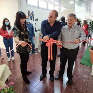 מנכ”ל אורט וראש עיריית מעלות בחנוכת מרכז חדשנות ומייקרס באורט מעלות