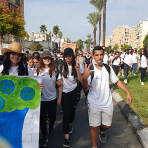 על רקע ועידת האקלים של האו”ם – תלמידי אורט מצטרפים אל מצעד האקלים השנתי