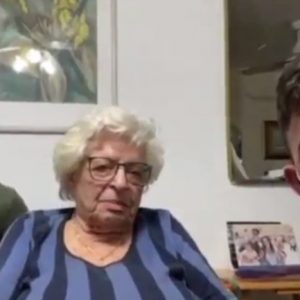ניצולת שואה לתלמידי מחוברים: “אני מרגישה שאני סבתא שלכם ואתם הנכדים שלי”