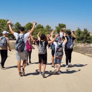 ערכים דרך הרגליים- תלמידי אורט יוצאים למסעות בלתי נשכחים בנופי הארץ