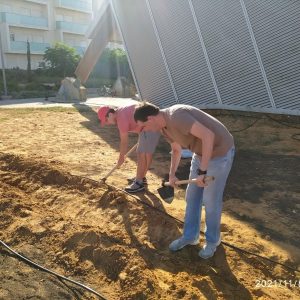 הקמת גינה אקולוגית בתוכנית “מגמה לעתיד” לצעירים עם מוגבלות
