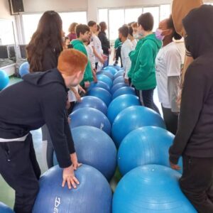 תלמידי קבוצת המנהיגות בתכנית אורט בריא ביום הכשרה במכון וינגייט