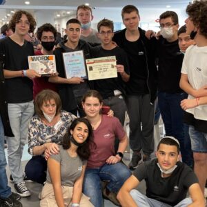 גאווה אורטית! תלמידי אורט אבין ר”ג במקום הראשון בתחרות הלאומית לרובוטיקה ולהנדסה