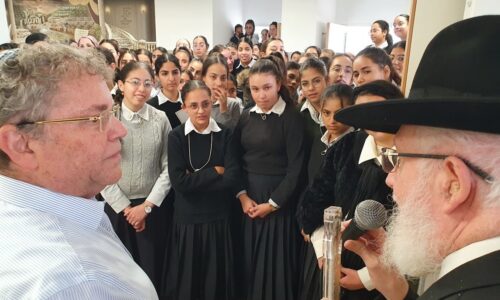 טקס חנוכת קומת כיתות חדשה באורט עטרת רחל בני ברק