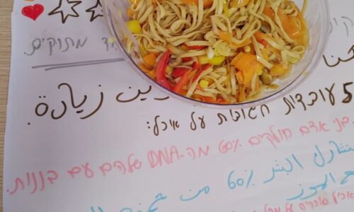 מחברים بين עולמות – סדנת בישול משותפת לתלמידי אורט ערבי רמלה & אורט האמנים ביסטריצקי