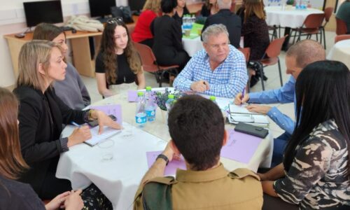 אורט חולון מציג בפני מטה הרשת ומנכ”ל אורט: “הסיפור שלנו בצבעים”