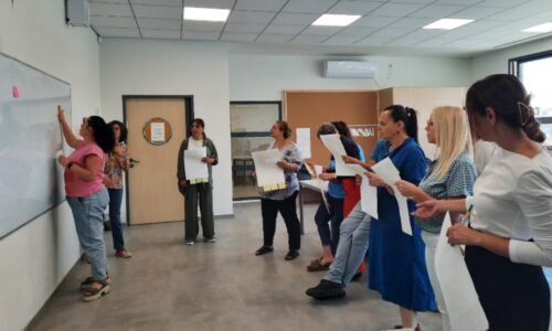 צוות המכון לחדשנות באורט מוביל מפגשי חדשנות באורט כרמי גת בקרית גת