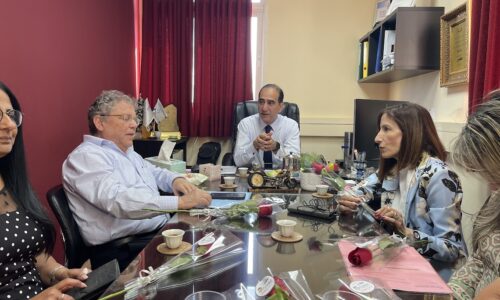 ביקור מנכ”ל באורט טכנולוגי כרמל חיפה: “להוביל את החינוך הטכנולוגי במגזר הערבי”