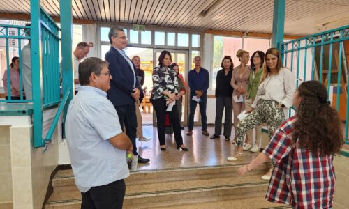 מנהלת מחוז צפון בביקור באורט פסגות כרמיאל בסימן למידה חדשנית ורב תחומית
