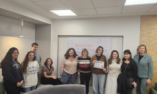 ידע חינוכי לעולם מבית אורט – נציגי שגרירות קוסטה ריקה בישראל מתרשמים מהעשייה החינוכית באורט אבין