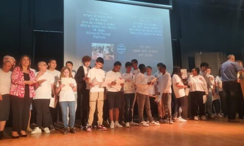 ORT FUTURE READY – בטקס חגיגי הצטרפו 200 תלמידי אורט בוים קרית גת למעגל מוסמכי IBM