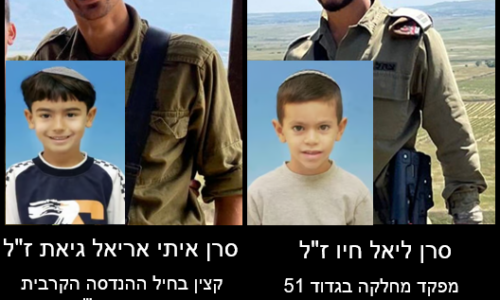 הגיבורים הי”ד מישיבת אורט שלהבת שוהם – עשו יחד את הדרך מגן הילדים, דרך הלימודים בישיבה ועד הצבא