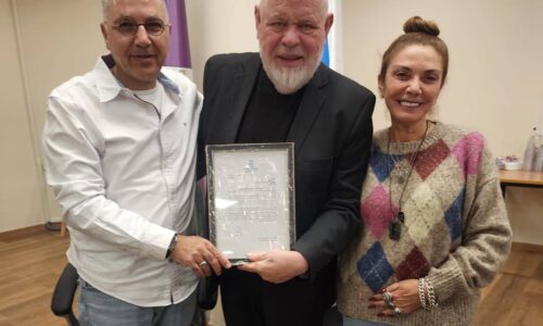 שר החינוך לאילן שמחי, מנהל אורט אלון נוף הגליל: “הערכתי הרבה על מאמציך לקידום תלמידיך בצל המלחמה והאובדן האישי”